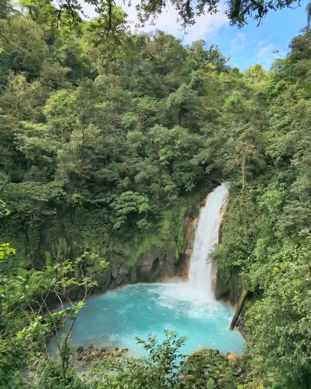 VIP Private Guided Rio Celeste Waterfall View